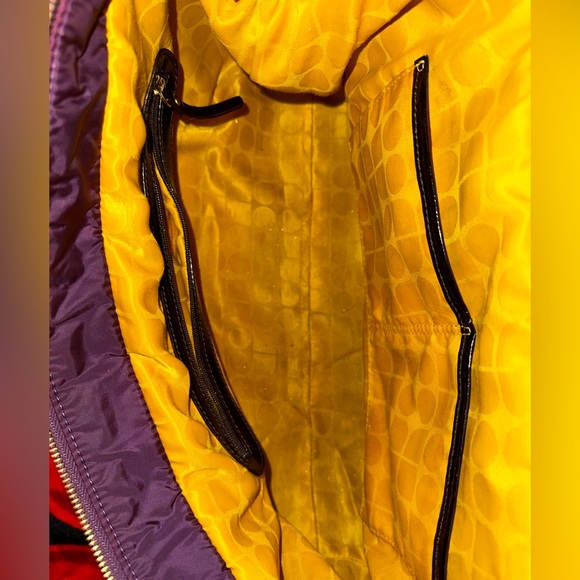 Purple Nylon Kate Spade Tote Bag Large Size - Picture 10 of 16